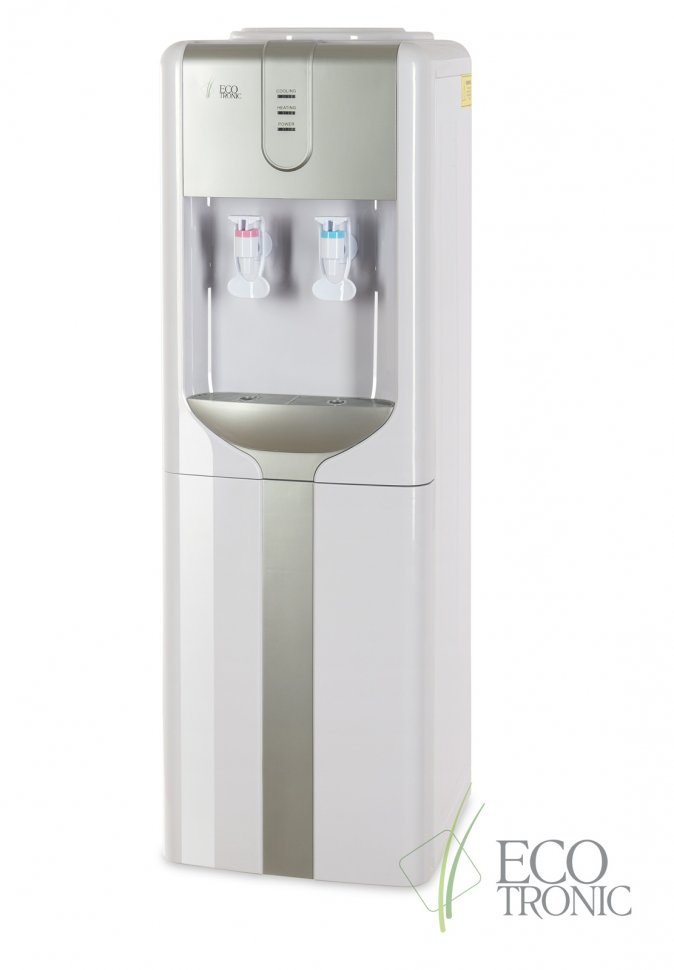 Кулер для воды Ecotronic H3-LCE Silver со шкафчиком электронный