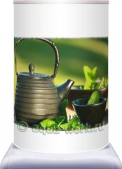 Чехол на кулер для воды Зеленый чай