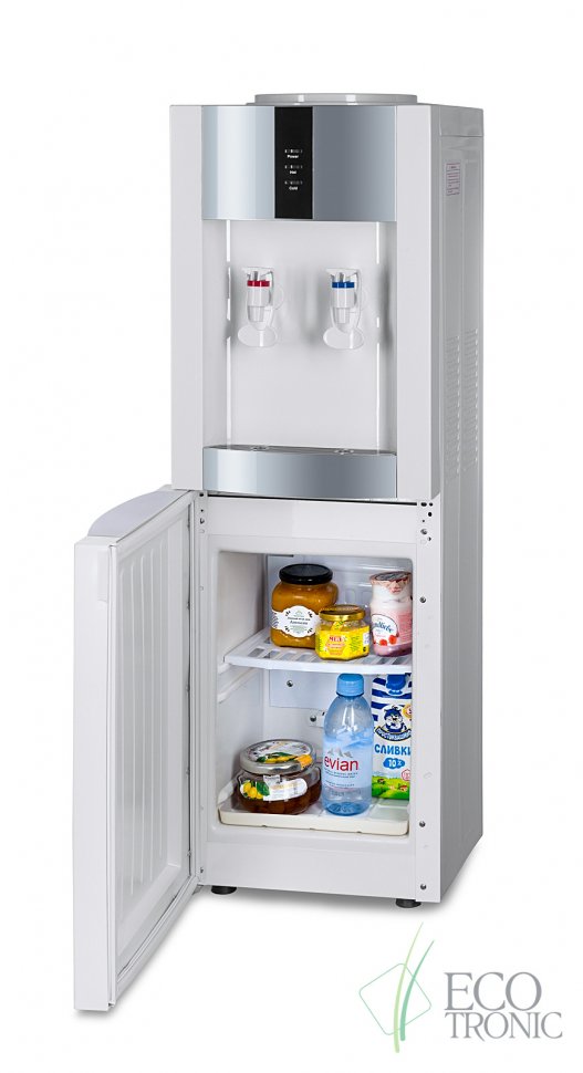 Кулер для воды Экочип V21-LF white+silver с холодильником