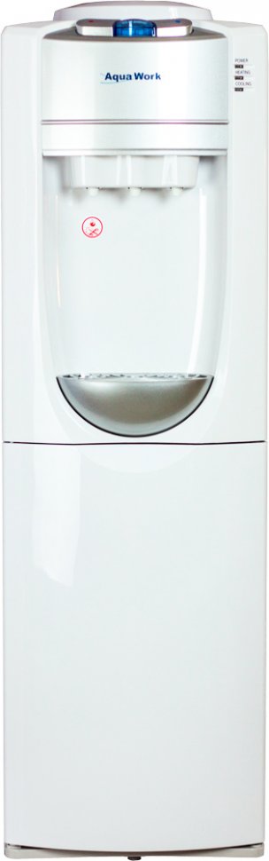 Кулер для воды Aqua Work 712-S-W белый со шкафчиком компрессорный