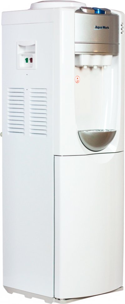 Кулер для воды Aqua Work 712-S-W белый со шкафчиком компрессорный