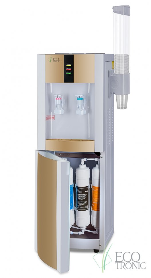 Пурифайер Ecotronic H1-U4LE бело-золотой электронный