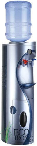 Кулер для воды Ecotronic G4-LM Silver со шкафчиком компрессорный