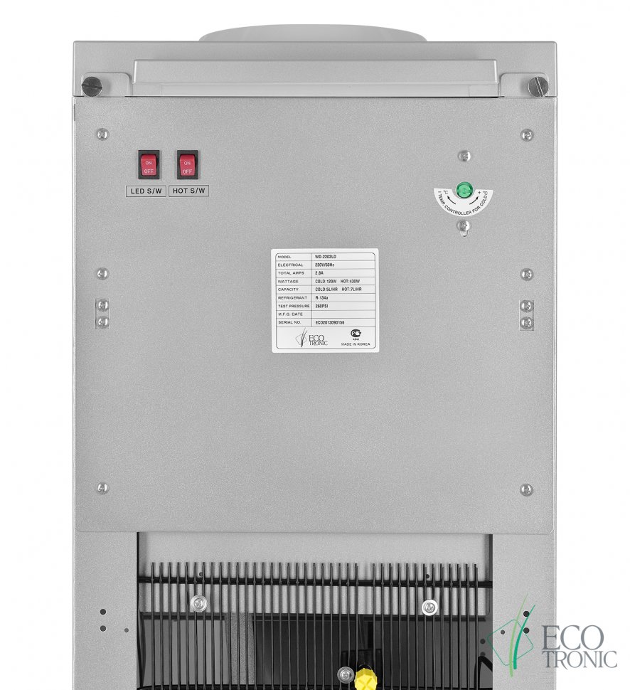 Кулер для воды Ecotronic WD-2202LD Silver компрессорный