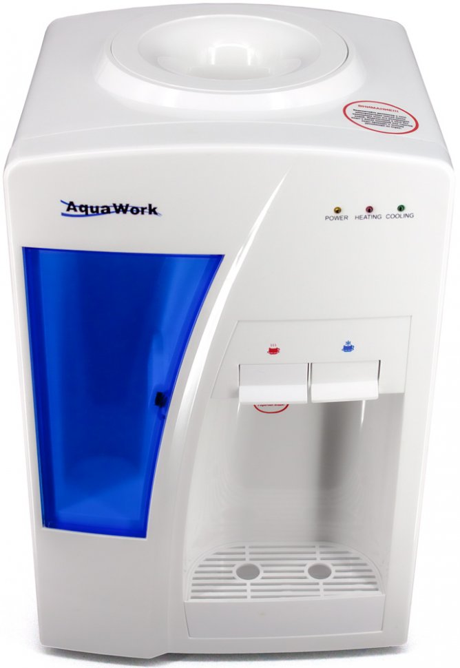 Кулер для воды Aqua Work TB-15 настольный белый электронный