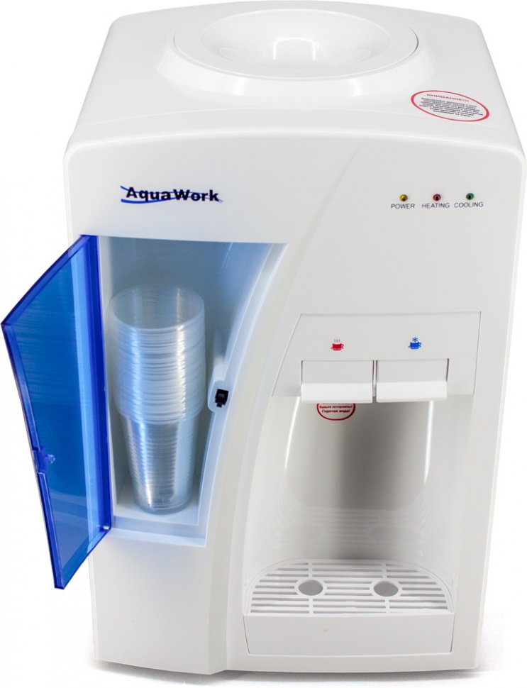 Кулер для воды Aqua Work TB-15 настольный белый электронный