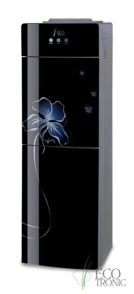Кулер для воды Ecotronic M21-LC Black со шкафчиком компрессорный