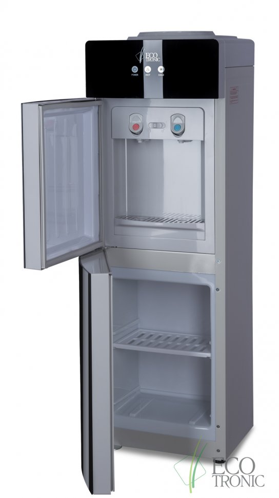 Кулер для воды Ecotronic M21-LC Black со шкафчиком компрессорный