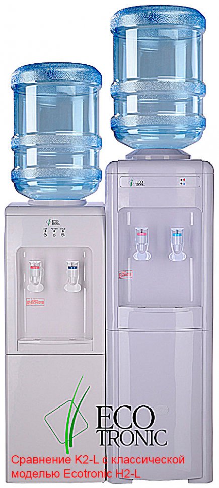 Кулер для воды Ecotronic K2-L White-black компрессорный