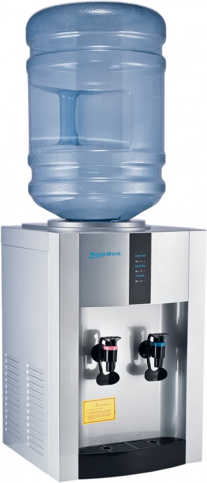 Кулер для воды Aqua Work 16-TD/EN серебро настольный электронный