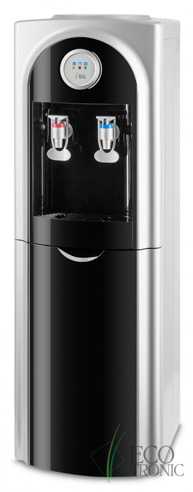 Кулер для воды Ecotronic C21-LCE Black со шкафчиком электронный