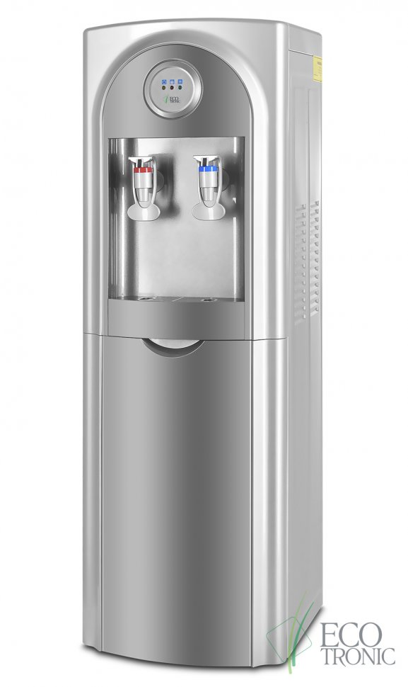 Кулер для воды Ecotronic C21-LCE Grey со шкафчиком электронный