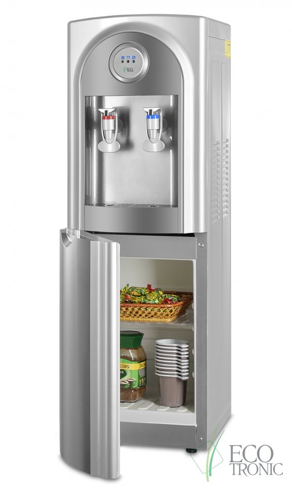 Кулер для воды Ecotronic C21-LCE Grey со шкафчиком электронный