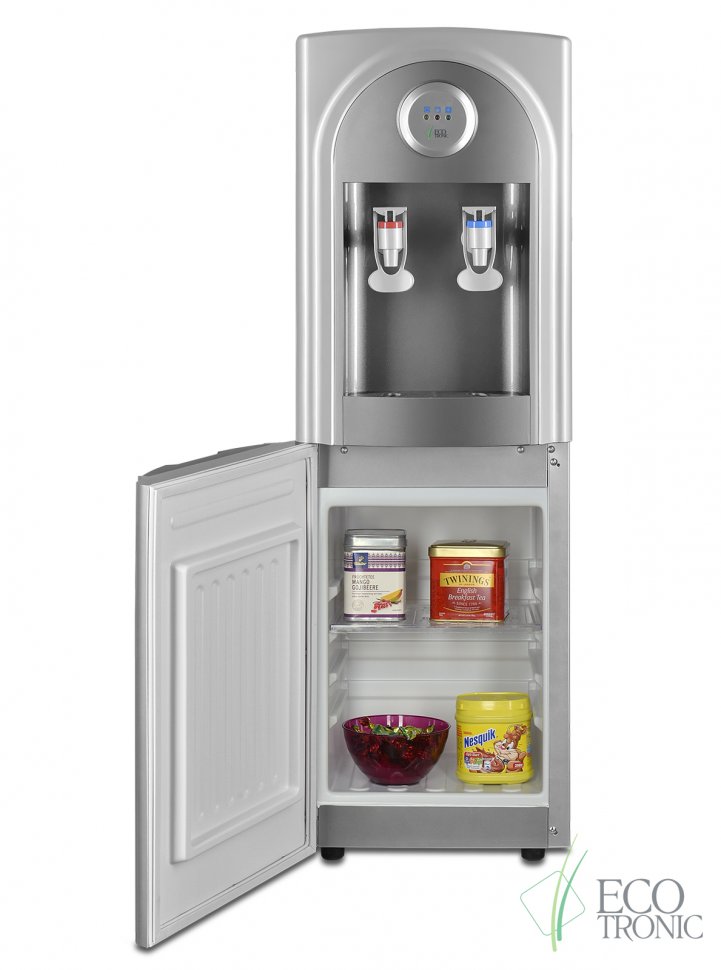 Кулер для воды Ecotronic C21-LCE Grey со шкафчиком электронный