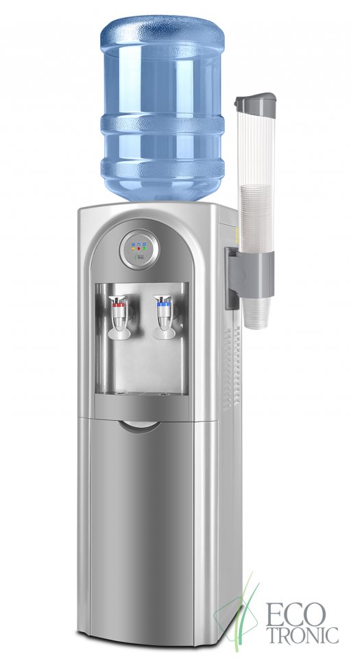 Кулер для воды Ecotronic C21-LCE Grey со шкафчиком электронный