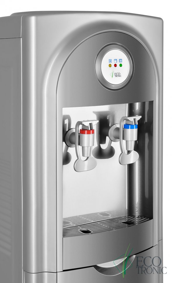 Кулер для воды Ecotronic C21-LCE Grey со шкафчиком электронный