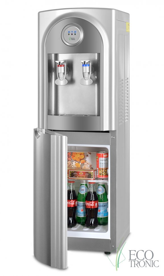 Кулер для воды Ecotronic C21-LF Grey с холодильником компрессорный