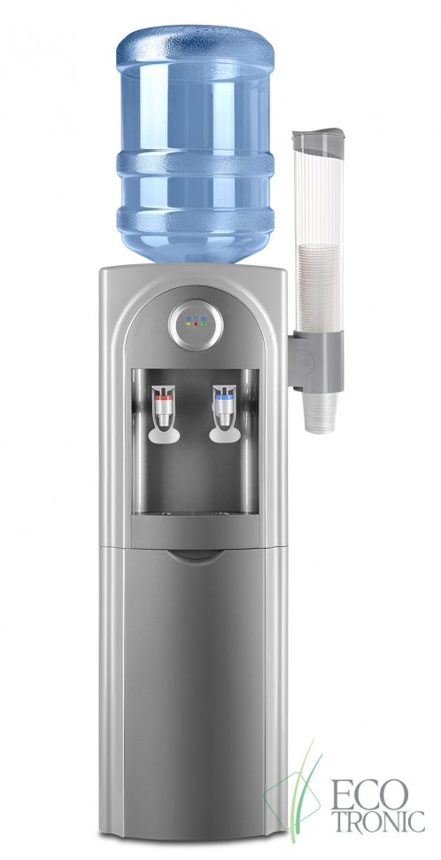 Кулер для воды Ecotronic C21-LF Grey с холодильником компрессорный