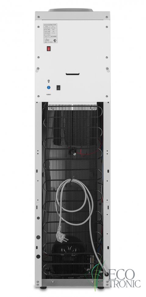 Кулер для воды Ecotronic V4-LZ White с большим баком нагрева компрессорный