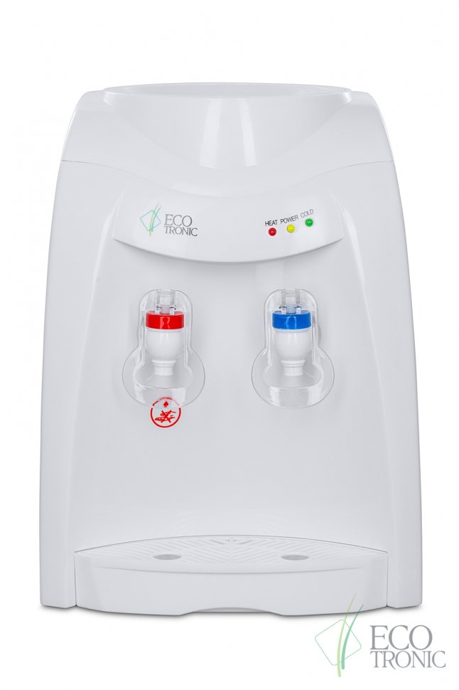 Кулер для воды Ecotronic K12-TE белый настольный электронный