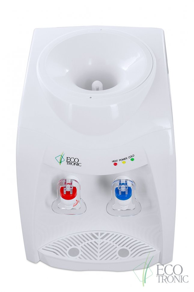 Кулер для воды Ecotronic K12-TE белый настольный электронный