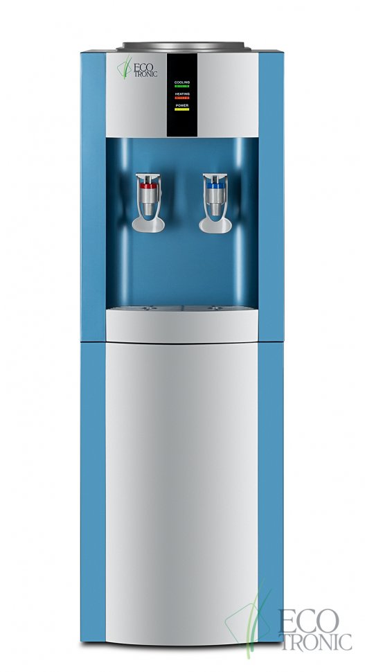 Кулер для воды Ecotronic H1-LCE Blue со шкафчиком электронный