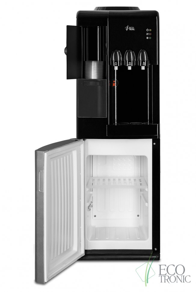 Кулер для воды Ecotronic C7-LF black/silver с холодильником компрессорный