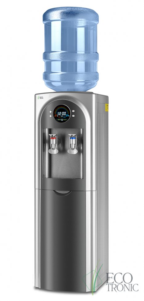 Кулер для воды Ecotronic C21-LFPM серый с холодильником компрессорный