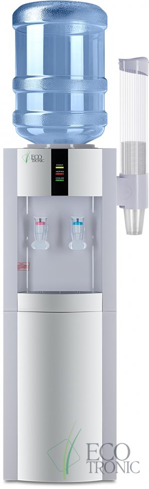 Кулер для воды Ecotronic H1-LE White с двойным блоком электронного охлаждения