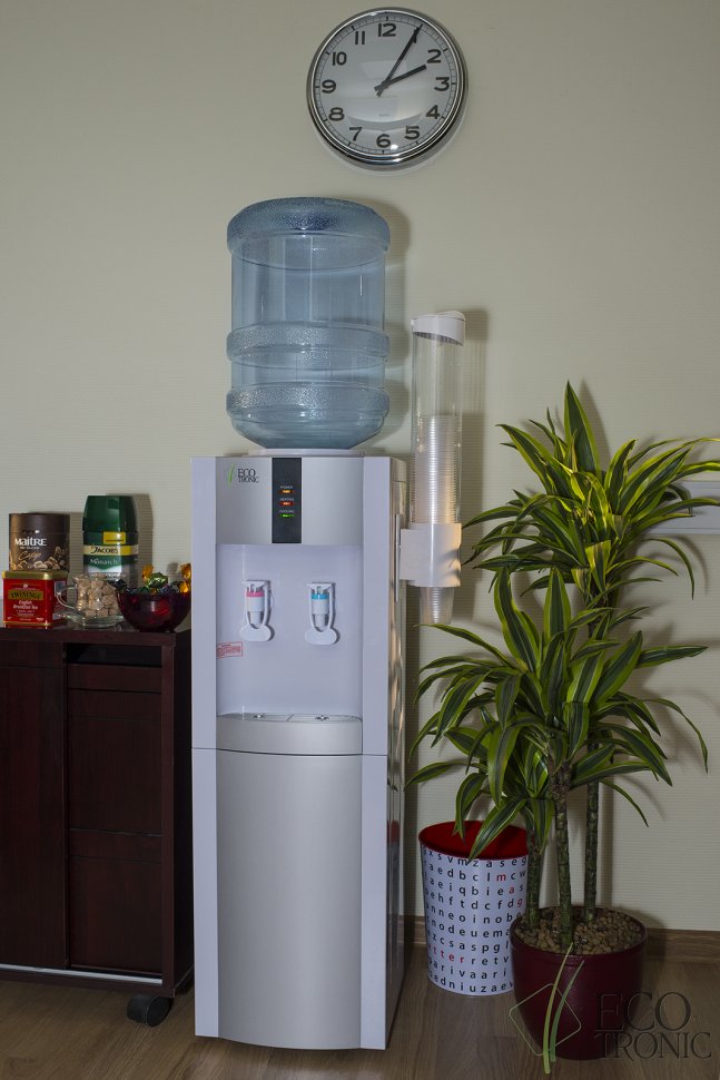 Кулер для воды Ecotronic H1-LE White с двойным блоком электронного охлаждения