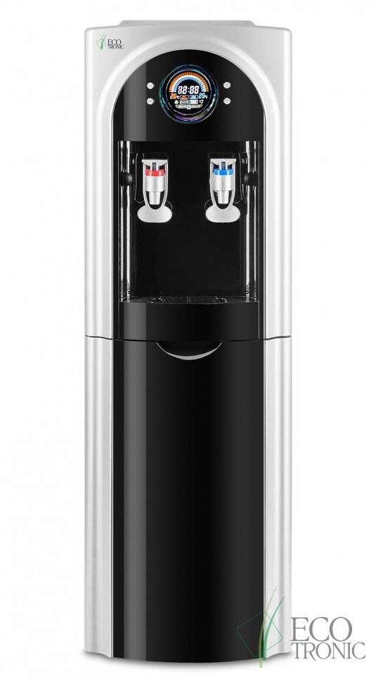 Кулер для воды Ecotronic C21-LCPM Black со шкафчиком компрессорный