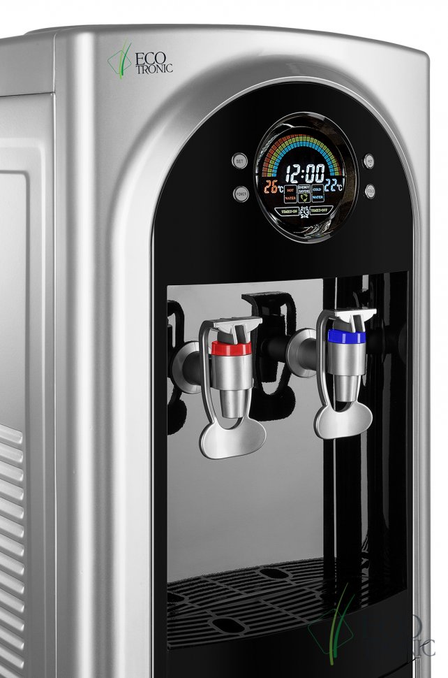 Кулер для воды Ecotronic C21-LCPM Black со шкафчиком компрессорный