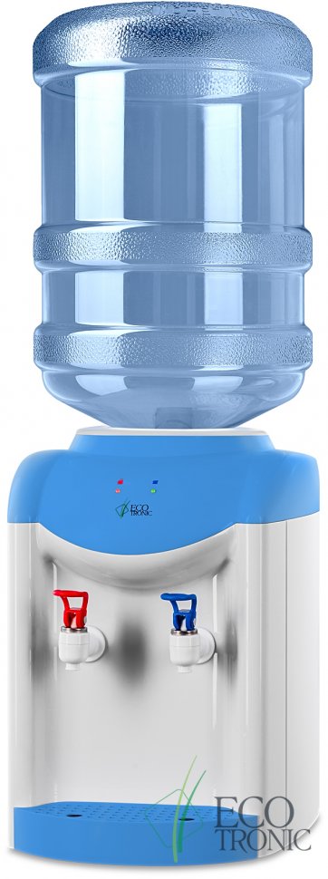 Кулер для воды Ecotronic K1-TN синий настольный с нагревом без охлаждения