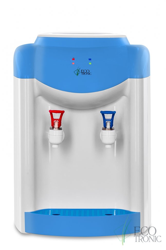 Кулер для воды Ecotronic K1-TN синий настольный с нагревом без охлаждения