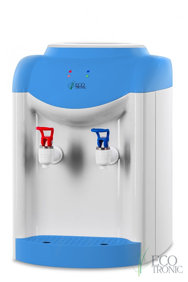 Кулер для воды Ecotronic K1-TN синий настольный с нагревом без охлаждения