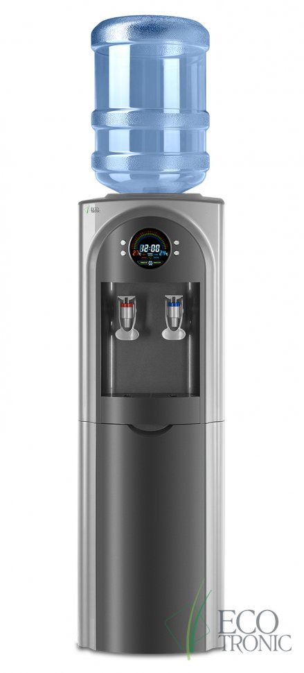 Кулер для воды Ecotronic C21-LCPM Grey со шкафчиком компрессорный