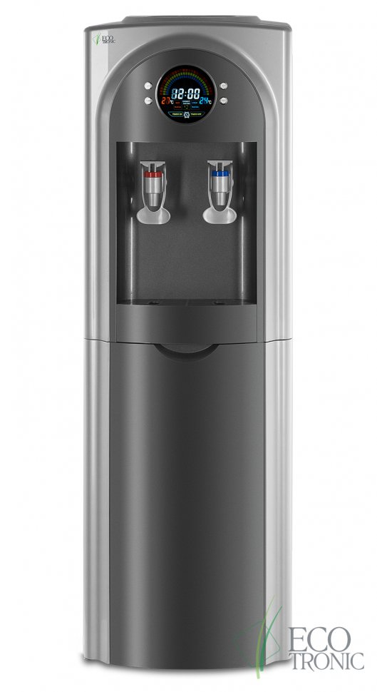 Кулер для воды Ecotronic C21-LCPM Grey со шкафчиком компрессорный