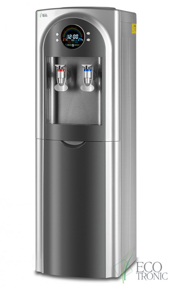 Кулер для воды Ecotronic C21-LCPM Grey со шкафчиком компрессорный
