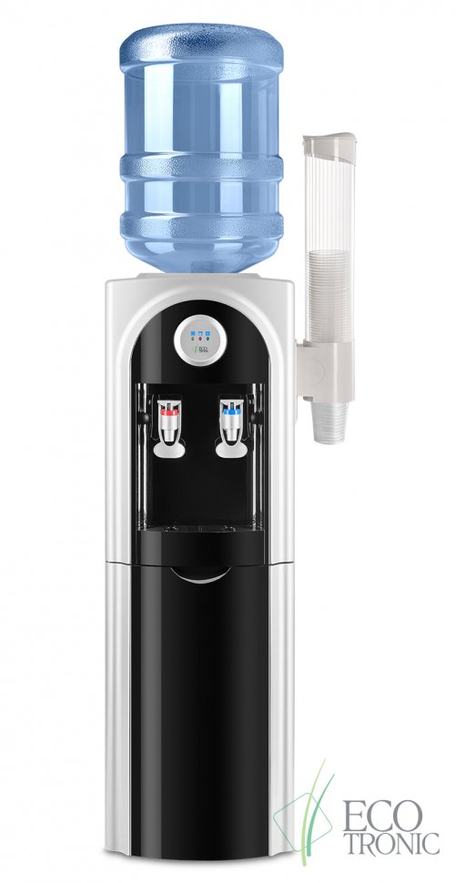 Кулер для воды Ecotronic C21-LC Black со шкафчиком компрессорный