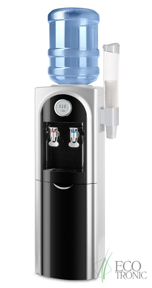 Кулер для воды Ecotronic C21-LC Black со шкафчиком компрессорный