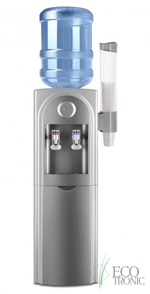 Кулер для воды Ecotronic C21-LC Grey со шкафчиком компрессорный