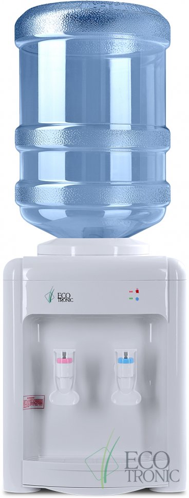 Кулер для воды Ecotronic H2-TE белый настольный электронный
