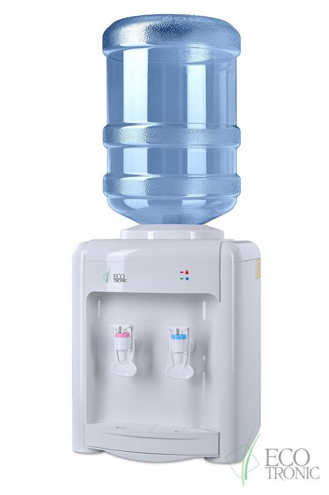 Кулер для воды Ecotronic H2-TE белый настольный электронный