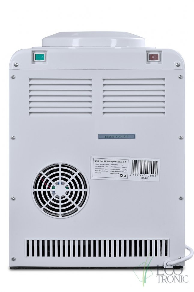 Кулер для воды Ecotronic H2-TE белый настольный электронный