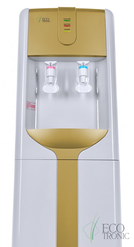 Кулер для воды Ecotronic H3-LCE Gold со шкафчиком электронный
