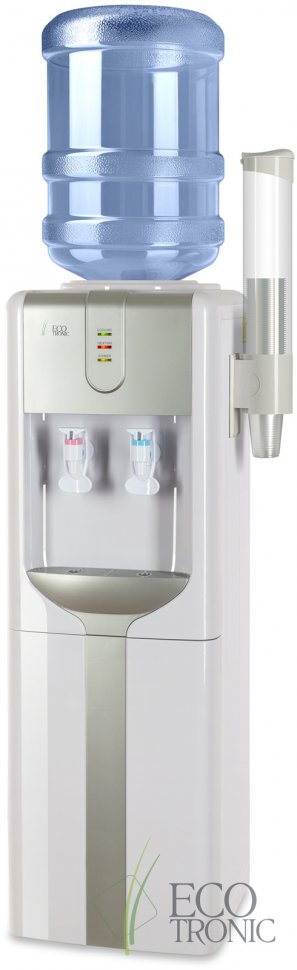 Кулер для воды Ecotronic H3-LCE Silver со шкафчиком электронный