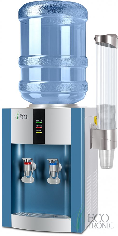Кулер для воды Ecotronic H1-T синий настольный компрессорный