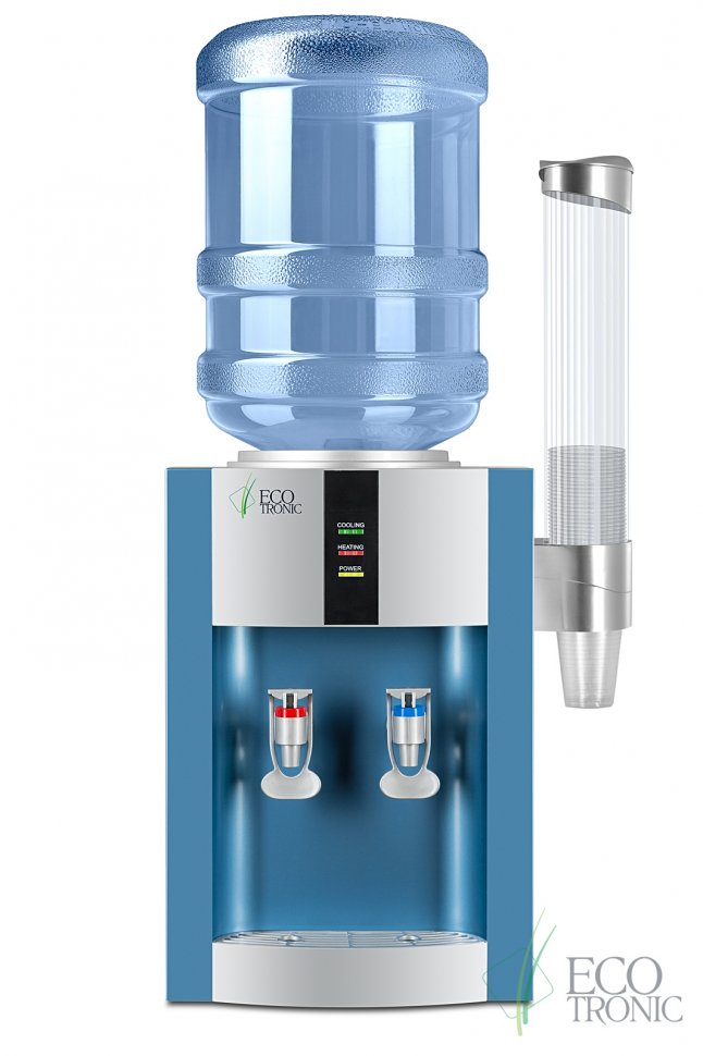 Кулер для воды Ecotronic H1-T синий настольный компрессорный