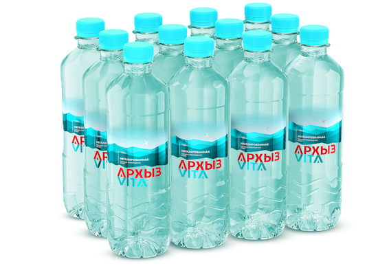 Архыз Vita Газ, 0,5 л. (12 шт. в упак.)