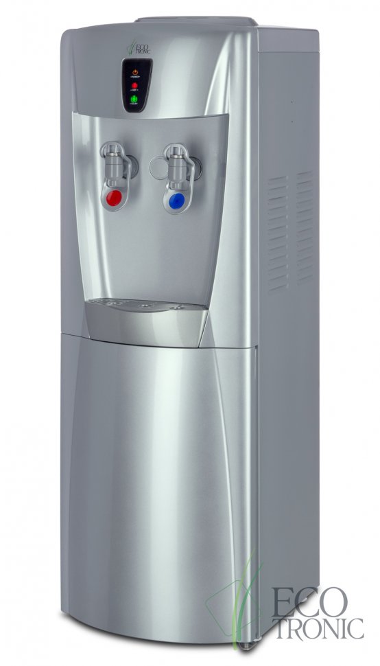 Кулер для воды Ecotronic G31-LCE Silver со шкафчиком электронный